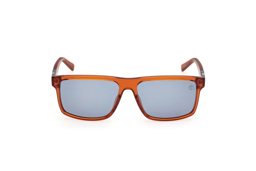 Sluneční brýle Timberland TB00006 47D Polarized Obdélníkové Hnědé