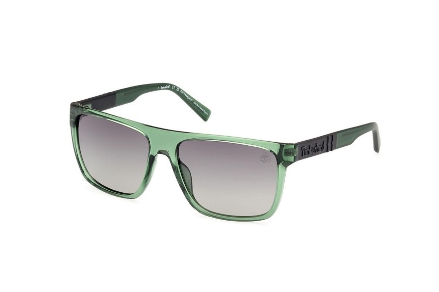 Sluneční brýle Timberland TB00005 95D Polarized Squared Zelené