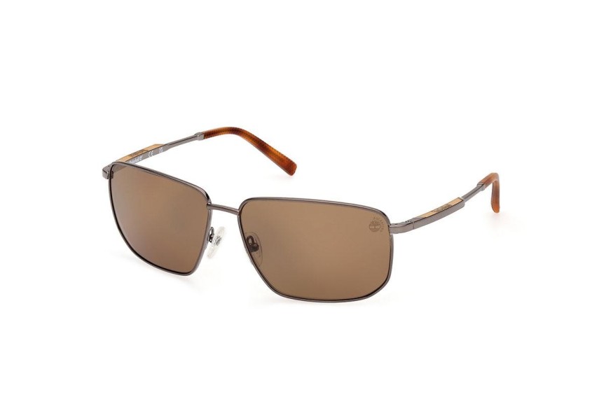 Sluneční brýle Timberland TB00010 06H Polarized Obdélníkové Šedé