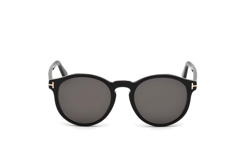 Sluneční brýle Tom Ford Ian FT0591 01A Okrouhlé Černé