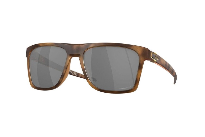 Sluneční brýle Oakley Leffingwell OO9100 910018 Polarized Squared Havana