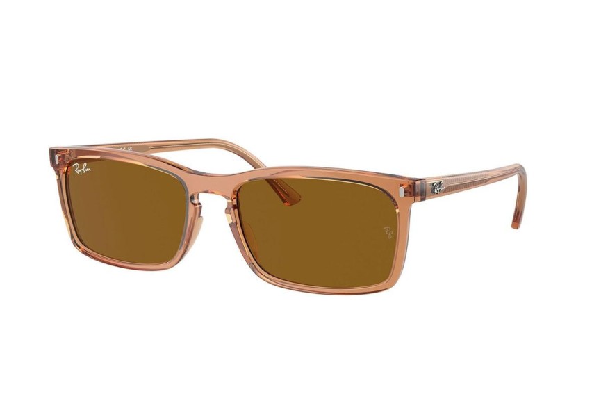 Sluneční brýle Ray-Ban RB4435 676433 Obdélníkové Hnědé