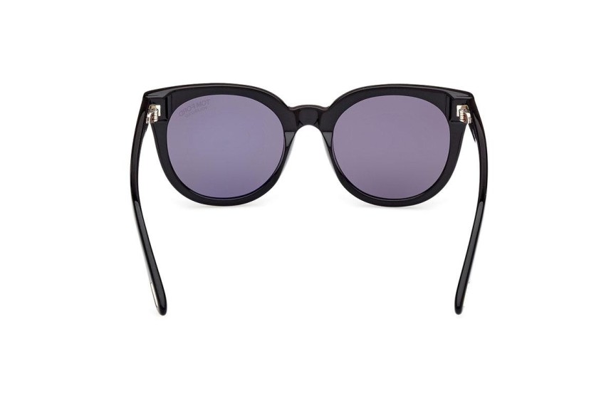 Sluneční brýle Tom Ford FT1109 01D Polarized Okrouhlé Černé