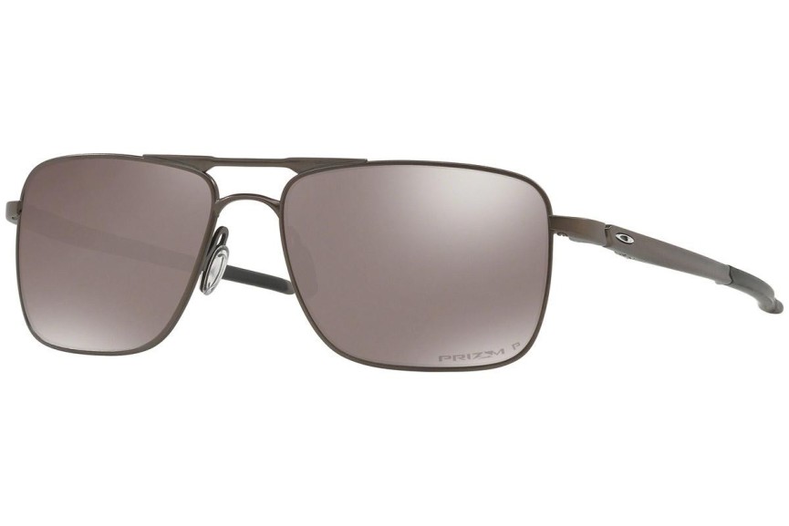 Sluneční brýle Oakley Gauge 6 OO6038-06 PRIZM Polarized Squared Hnědé