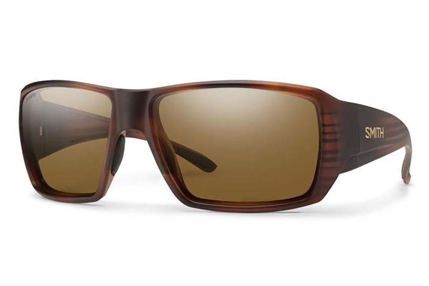 Sluneční brýle Smith GUIDECHOICES HGC/L5 Polarized Obdélníkové Havana