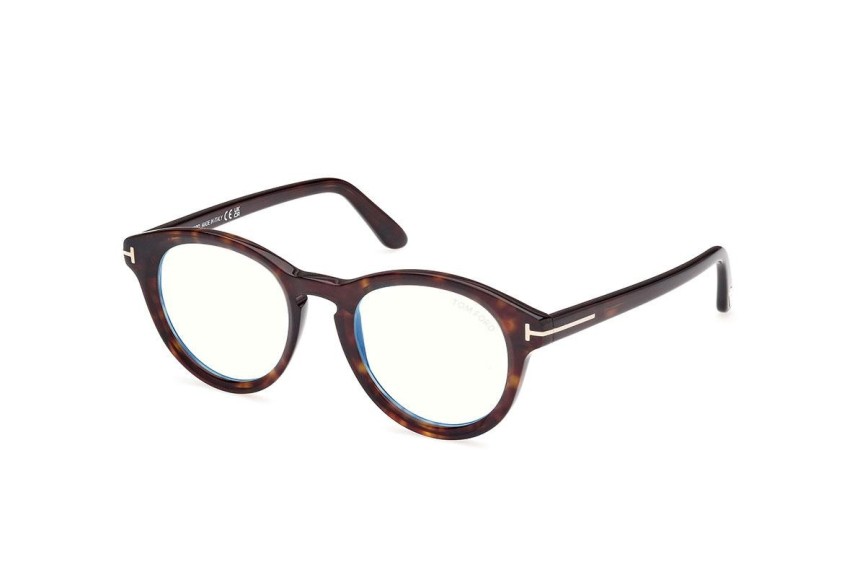 Brýle Tom Ford FT5940-B 052 Okrouhlé Havana