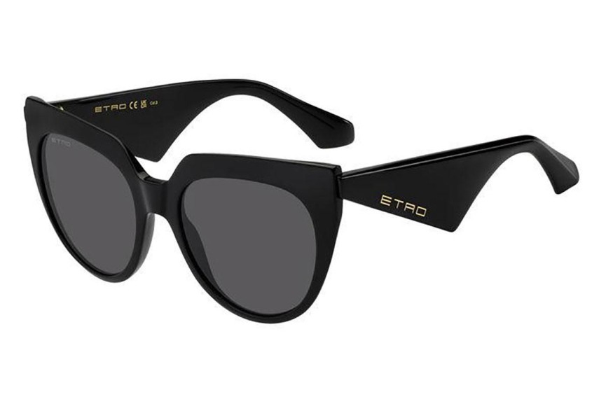 Sluneční brýle Etro ETRO0003/S 807/IR Cat Eye Černé