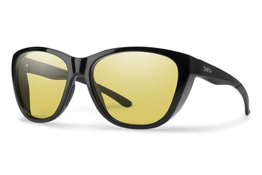 Sluneční brýle Smith SHOAL 807/L5 Polarized Okrouhlé Černé