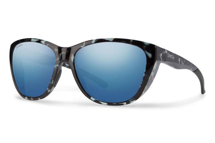 Sluneční brýle Smith SHOAL JBW/QG Polarized Okrouhlé Havana