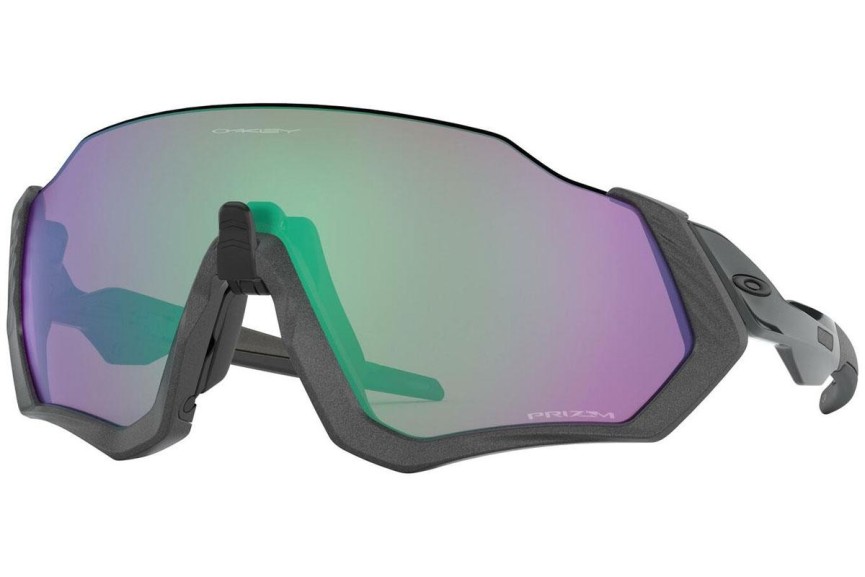 Sluneční brýle Oakley Flight Jacket OO9401 940115 Jednolité | Shield Šedé