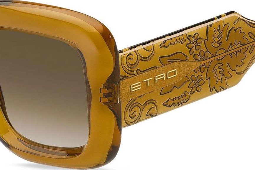 Sluneční brýle Etro ETRO0015/S ETV/HA Squared Oranžové