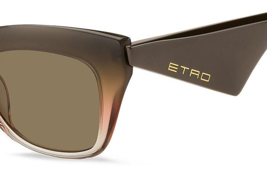 Sluneční brýle Etro ETRO0004/G/S 12J/70 Browline Hnědé