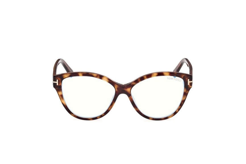 Brýle Tom Ford FT5954-B 056 Cat Eye Havana