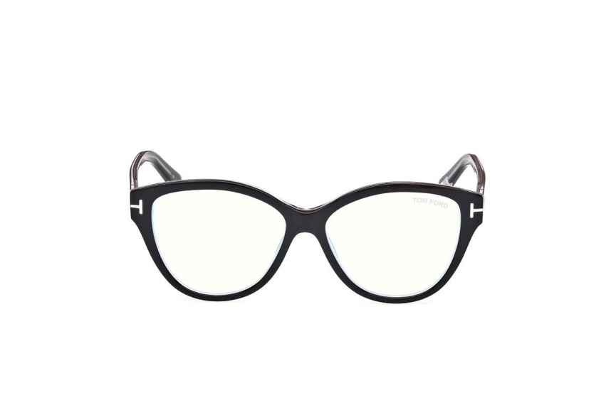 Brýle Tom Ford FT5954-B 003 Cat Eye Černé