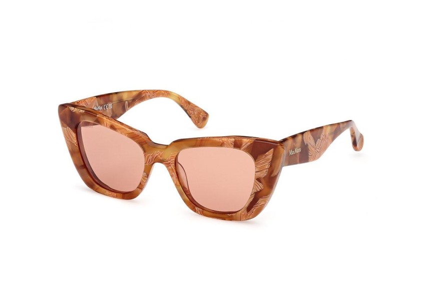 Sluneční brýle Max Mara MM0099 56E Cat Eye Havana