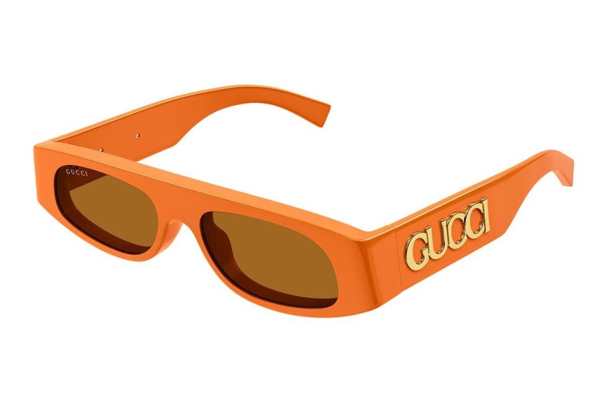 Sluneční brýle Gucci GG1771S 007 Obdélníkové Oranžové