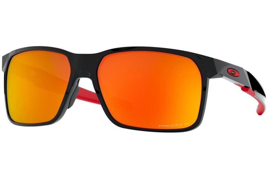 Sluneční brýle Oakley Portal X OO9460 946005 Polarized Obdélníkové Černé