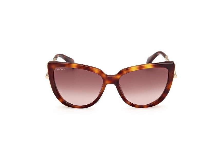 Sluneční brýle Max Mara MM0095 52F Cat Eye Havana