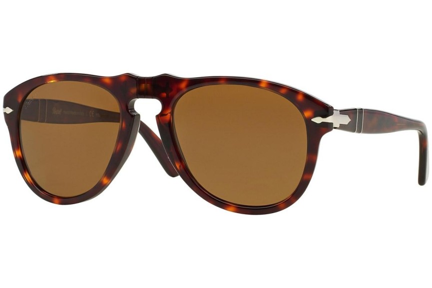 Sluneční brýle Persol 649 Series PO0649 24/57 Polarized Pilot Havana