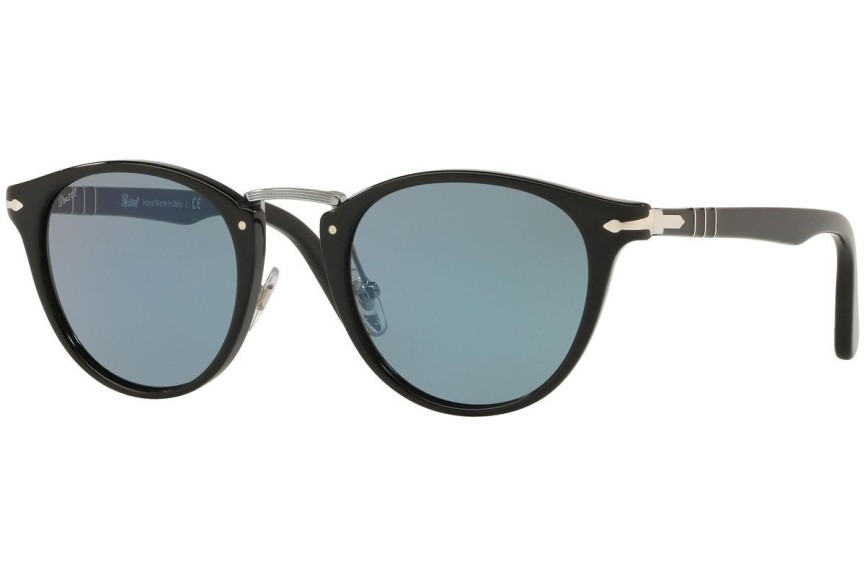 Sluneční brýle Persol Typewriter Edition PO3108S 95/56 Okrouhlé Černé