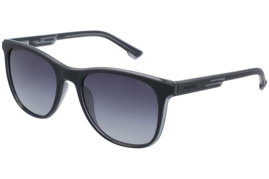 Sluneční brýle Police Offset 1 SPL960 1EPP Polarized Squared Černé