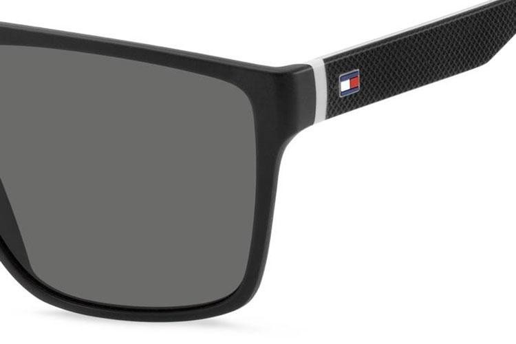 Sluneční brýle Tommy Hilfiger TH1717/S 08A/M9 Polarized Flat Top Černé