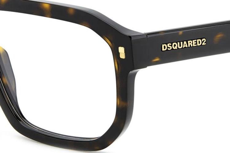 Brýle Dsquared2 D20146 086 Obdélníkové Havana