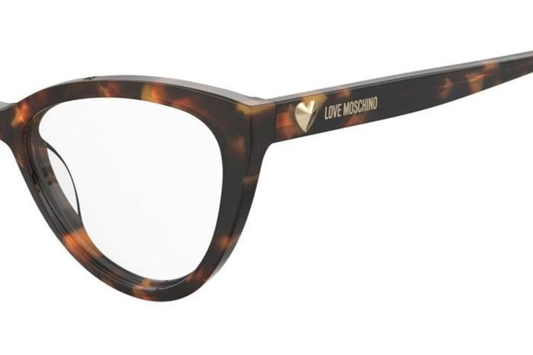 Brýle Love Moschino MOL631 H7P Cat Eye Havana