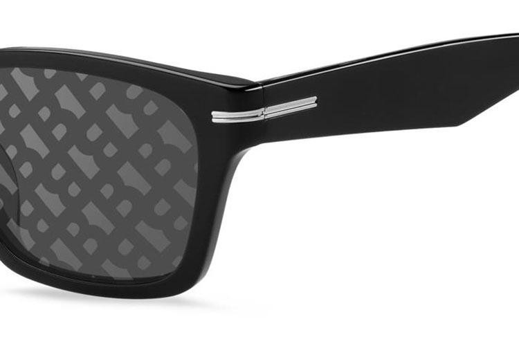 Sluneční brýle BOSS BOSS1739/F/SK 807/MD Polarized Obdélníkové Černé