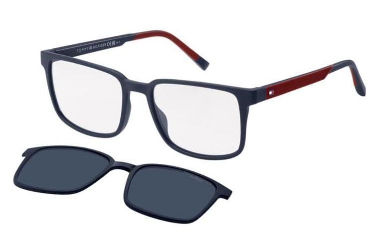 Brýle Tommy Hilfiger TH2145/CS 8RU/C3 Obdélníkové Modré