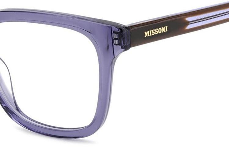 Brýle Missoni MIS0209 B3V Obdélníkové Fialové