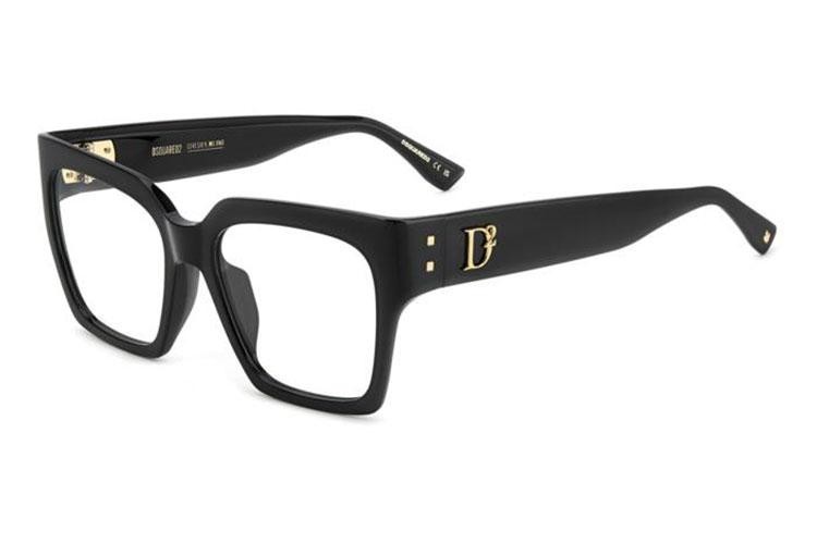 Brýle Dsquared2 D20151/G 807 Obdélníkové Černé