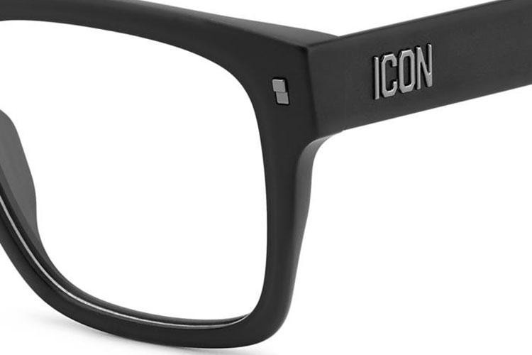 Brýle Dsquared2 ICON0018 003 Flat Top Černé