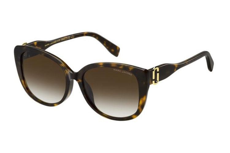 Sluneční brýle Marc Jacobs MARC791/F/S 086/HA Cat Eye Havana