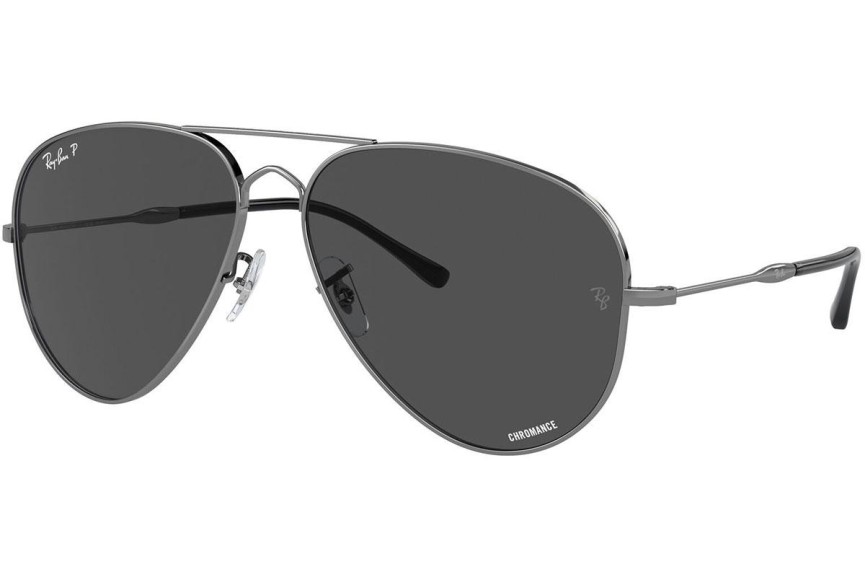 Sluneční brýle Ray-Ban RB3825 004/K8 Polarized Pilot Šedé