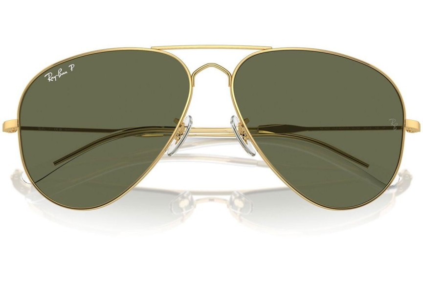 Sluneční brýle Ray-Ban RB3825 001/58 Polarized Pilot Zlaté