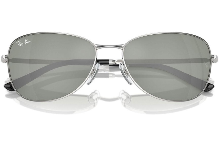 Sluneční brýle Ray-Ban RB3733 003/40 Pilot Stříbrné