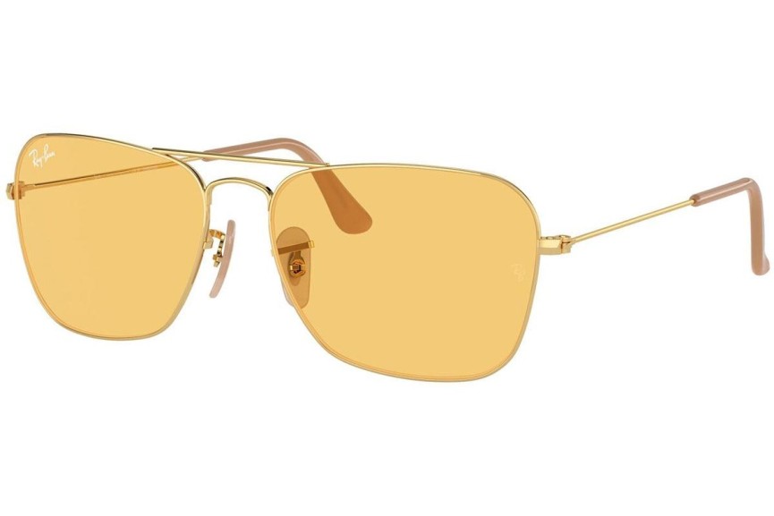 Sluneční brýle Ray-Ban Caravan RB3136 001/4A Pilot Zlaté