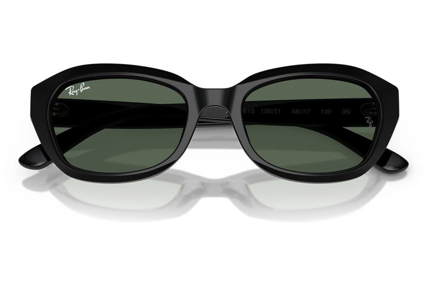 Sluneční brýle Ray-Ban Junior RJ9081S 100/71 Obdélníkové Černé