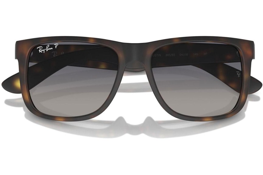 Sluneční brýle Ray-Ban Justin RB4165 865/8S Polarized Squared Havana