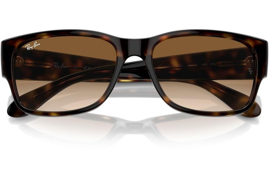 Sluneční brýle Ray-Ban RB4388 710/51 Obdélníkové Havana