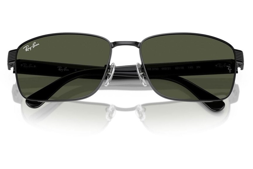 Sluneční brýle Ray-Ban RB3750 002/31 Squared Černé