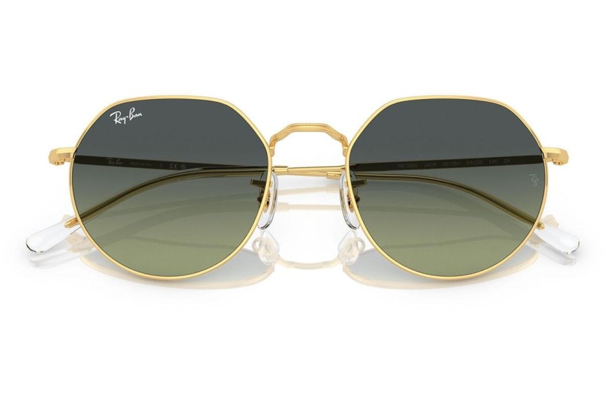 Sluneční brýle Ray-Ban Jack RB3565 001/BH Okrouhlé Zlaté