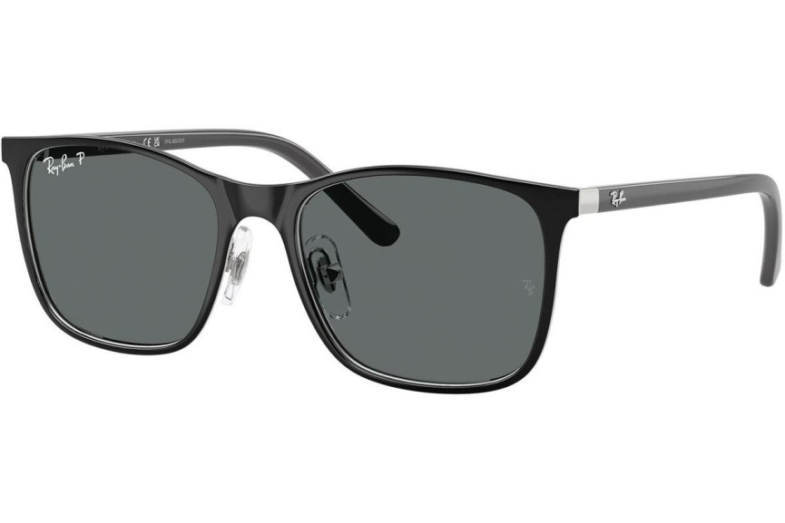 Sluneční brýle Ray-Ban Junior RJ9551S 295/81 Polarized Squared Černé