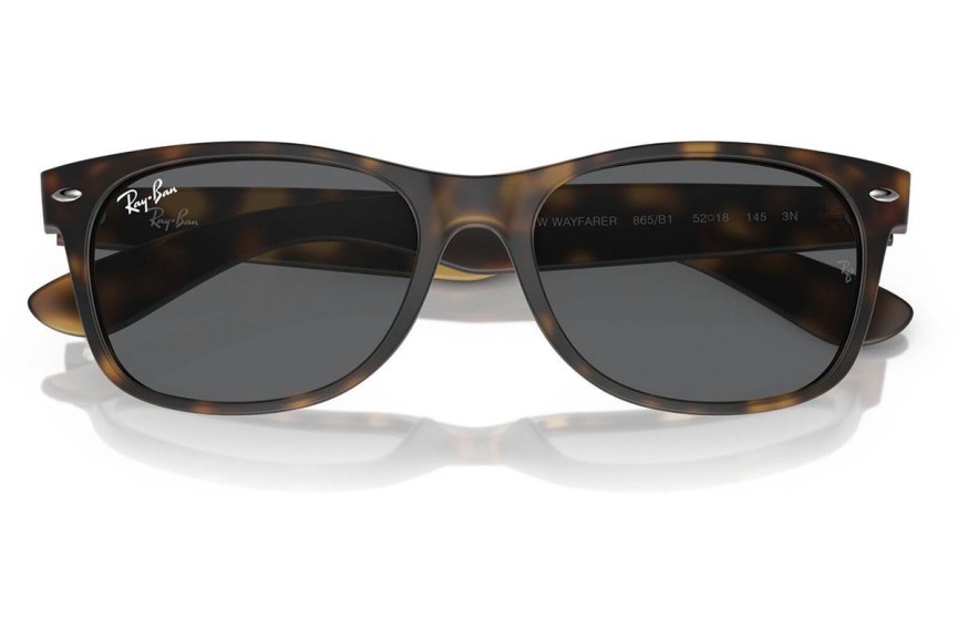 Sluneční brýle Ray-Ban New Wayfarer RB2132 865/B1 Squared Havana