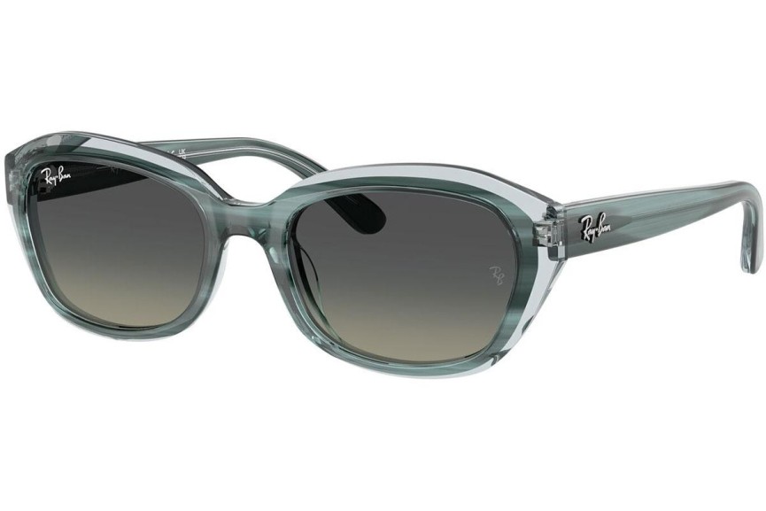 Sluneční brýle Ray-Ban Junior RJ9081S 717511 Obdélníkové Zelené