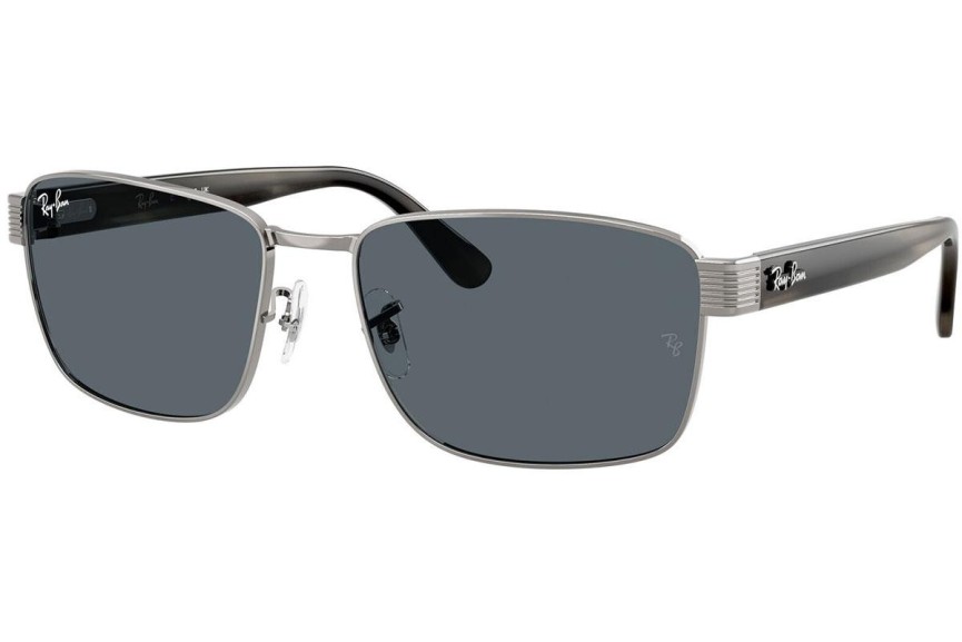 Sluneční brýle Ray-Ban RB3750 004/R5 Squared Šedé