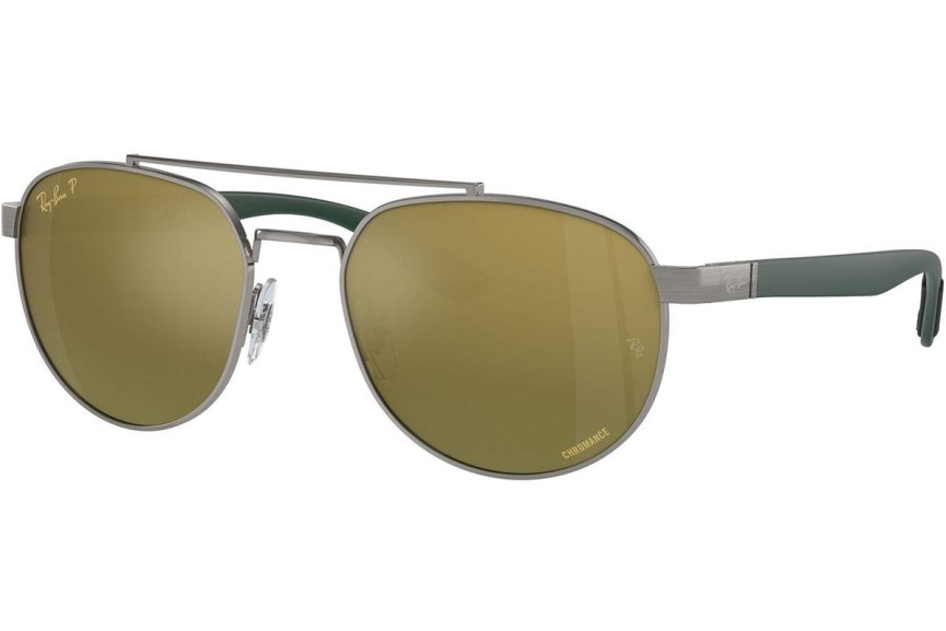 Sluneční brýle Ray-Ban RB3736CH 92696O Polarized Obdélníkové Šedé