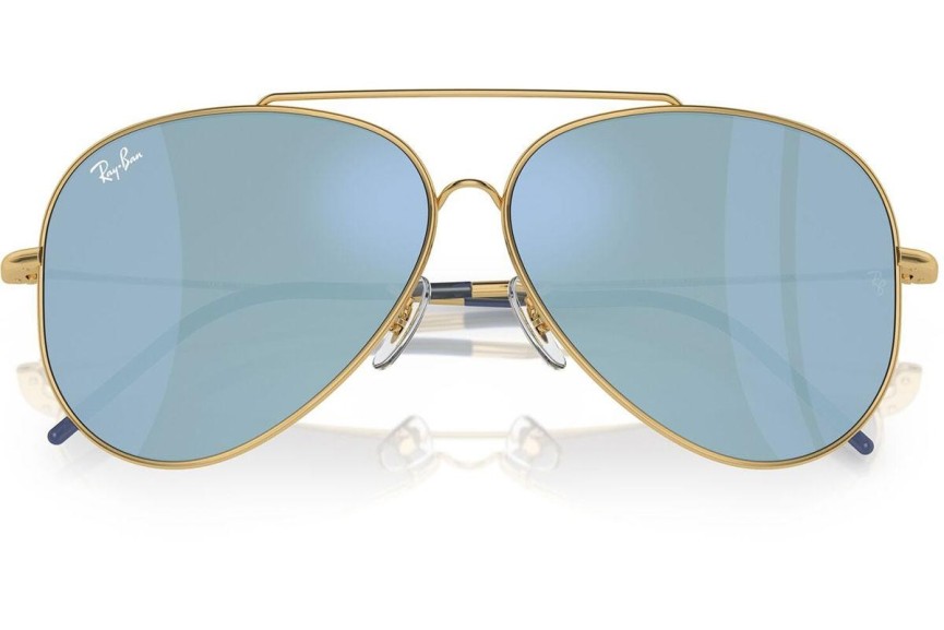 Sluneční brýle Ray-Ban Aviator Reverse RBR0101S 001/GA Pilot Zlaté