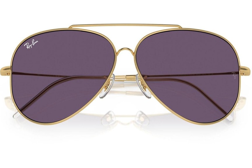 Sluneční brýle Ray-Ban Aviator Reverse RBR0101S 001/1A Pilot Zlaté